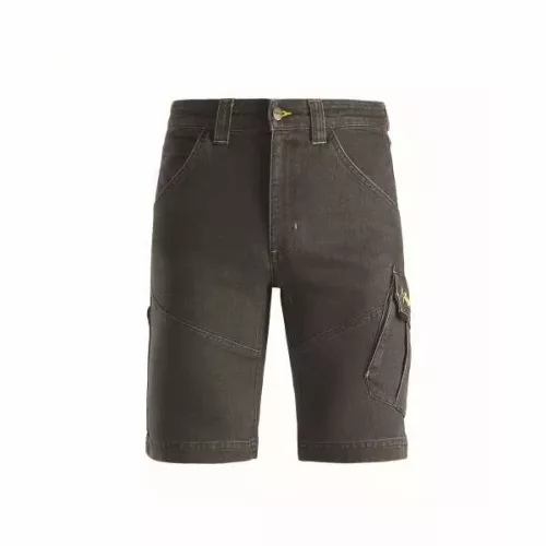 Kapriol Nimes munkavédelmi farmer rövidnadrág szürke XXL (36893)