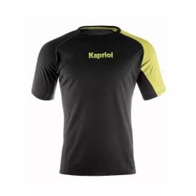 Tricou Kapriol Quick Dry negru/galben XL (36992)