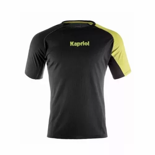 Tricou Kapriol Quick Dry negru/galben XXL (36993)