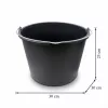 Plastic bucket 12 litres