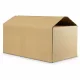 WEB Cardboard box bordolese 12 horizontal brown + intermediate
