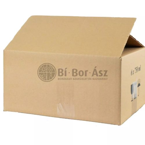 Kartondoboz bordolese/burgundi 6-os fekvő