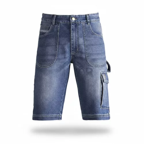Kapriol Denim farmer rövidnadrág kék M