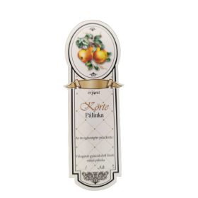 Eticheta brandy Platinum mic, Pare (10 buc/pachet)