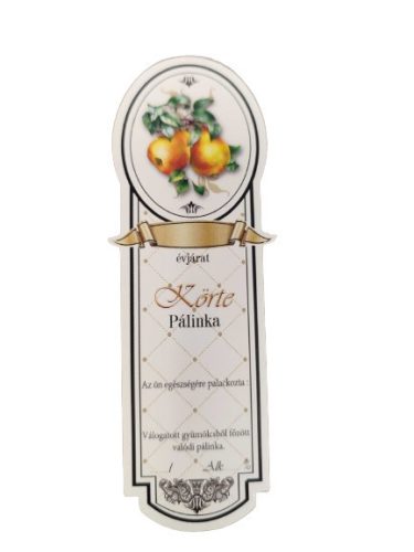 Eticheta brandy Platinum mic, Pare (10 buc/pachet)