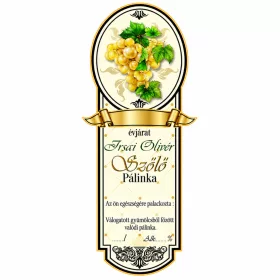 Etichetă brandy Platin mic, Olivér Irsai (10 buc/pachet)