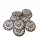 Farfurie din sticla conservata 66 Gold