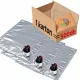 1 kartontól (500 db) BAG IN BOX zacskó metallizált 5 literes meleg töltésű