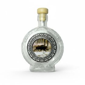 Tin label bottle water bottle hunter 0.1 L