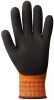 Kesztyű Eurowinter téli narancs, latex tenyér (8-as)