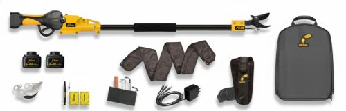 Foarfecă de tăiat înălțime electrică FLORA PC 38EX 90cm, cu 2 baterii