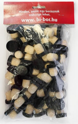 Kalapos dugó parafavég fekete fej 29x19mm (50db/csomag)