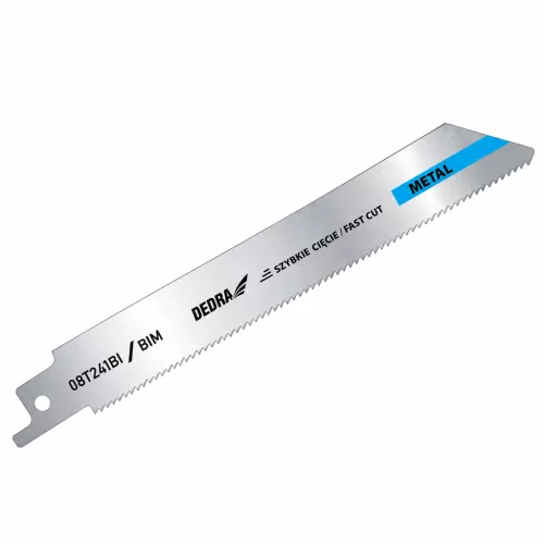 Pânze de ferăstrău Dedra pentru ferăstrău sabie 150/125 mm metal, BIM 2buc (08T241BI))