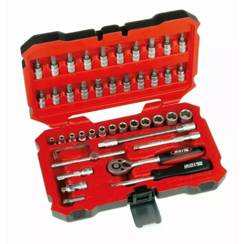 Dedra Steckschlüsselsatz CrV 46-teilig 13x1/4" (17K046)