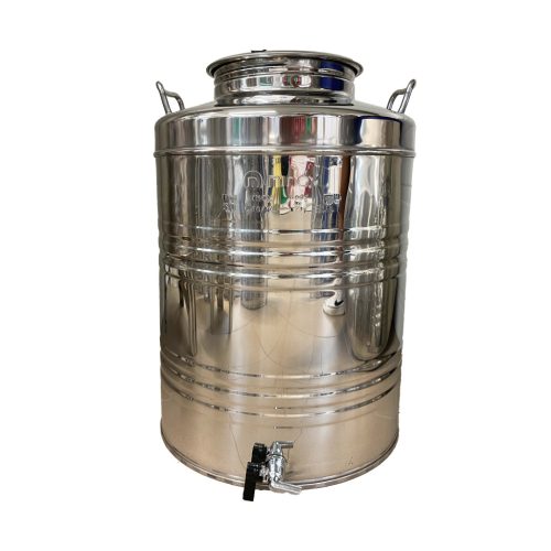 Kanna (M) Inox füles  50 literes, csappal