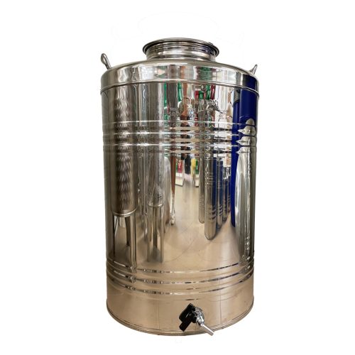 Kanna (M) Inox füles 100 literes, csappal