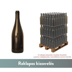   Sticla de sampanie BP Sampanie verde (fermentare sticla) uvag 0,75 litri 300 mm (BA 7837D035VBA01) - 1002 buc - REDUCERE