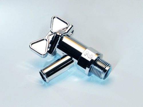 Csap szürke krómozott műa. 1/2"  No.2