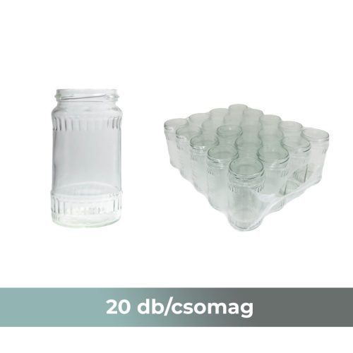 Pahar conservat 370 ml IMP cu inchidere TO66 /Pretul NU include cipul!/ (pachet de 20)