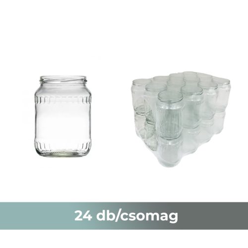 Konzerves üveg  580 ml MO (24db-os kiszerelés)