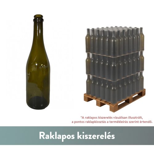 BP Pezsgősüveg Atlas (tankpezsgő) uvag 0.75 liter 295 mm (BA 2835D051VBA02) 1092 db - AKCIÓ