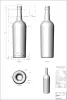 BP Bordolese Ritual konisch farblos BVS 0,75 Liter 300 mm (BA 4891S089BRA01)
