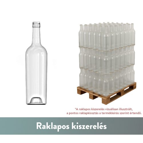 BP Bordolese Ritual kónuszos színtelen BVS 0.75 liter 300 mm (BA 4891S089BRA01) - 1372 db - AKCIÓ 
