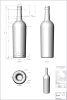 BP Bordolese Ritual kónuszos színtelen BVS 0.75 liter 300 mm (BA 4891S089BRA01) - 1372 db - AKCIÓ 
