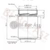Konzerves üveg 370 ml myRex mr1370 TO70 (12db/csomag)