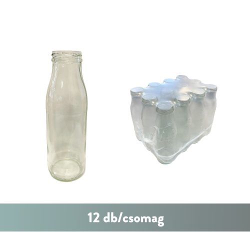Gyümölcslé üveg 0,5 L (MOS566) TO48 zárású (12db/csomag)