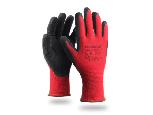 Kapriol Easy Grip védőkesztyű piros 8-as méret