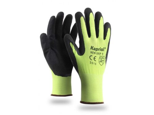 Kapriol New Grip protective gloves yellow-black size 10 (28037)