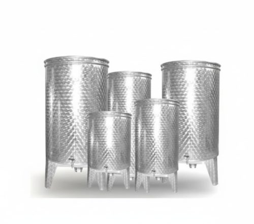 Rezervor 320 litri conic rezistent la acid EZIO 2 robinete 3/4"-3/4" 610 mm (EZVk-conus-320-2) CADOU CU ULEI DE PARAFINA!