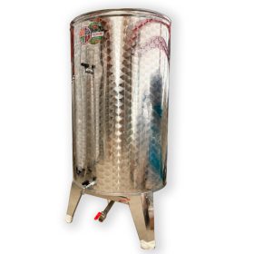   Rezervor 320 litri conic rezistent la acid EZIO 3 robinet 3/4"-3/4"-3/8" 610 mm (EZVk-conus-320-3) CADOU CU ULEI DE PARAFINA!