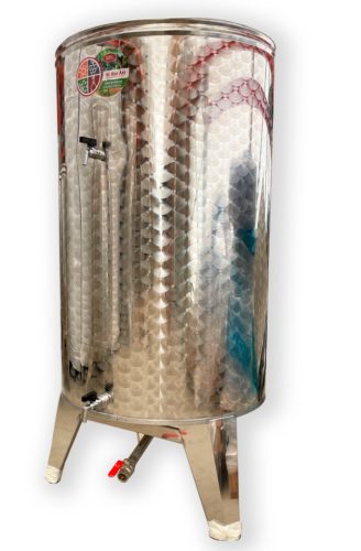 Rezervor 320 litri conic rezistent la acid EZIO 3 robinet 3/4"-3/4"-3/8" 610 mm (EZVk-conus-320-3) CADOU CU ULEI DE PARAFINA!