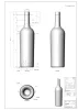 BP Bordolese Ritual conical jug with plug 0.75 liter 300 mm (BA 7891B123VBA03)