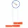 Ballonreinigungsbürste für Bohrerschaft 72cm (Roto Cleaner) Länge 21,5cm
