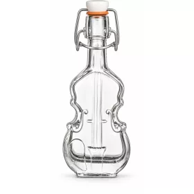 Decorative glass violin 0.04 L with buckle