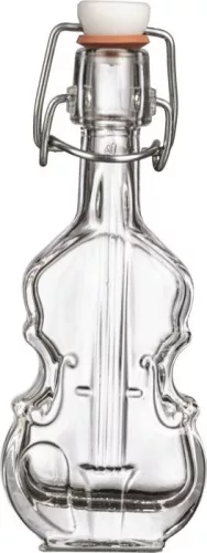 Decorative glass violin 0.04 L with buckle