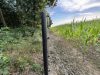 Oszlop műanyag regranulált kerek 10 x 270 cm