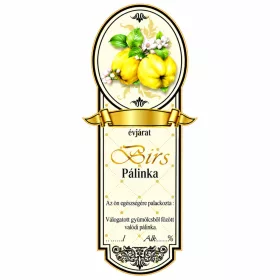 Brandy etichetă Platinum mic, Gutui (10 buc/pachet)