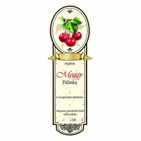Etichetă brandy Platinum mic, cireșe (10 buc/pachet)