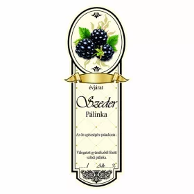 Label brandy Platinum small, Blackberry 10 pcs/pack