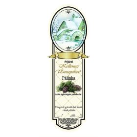   Etichetă brandy Platinum mic, Sărbători Fericite (Scări înzăpezite) (10 buc/pachet)