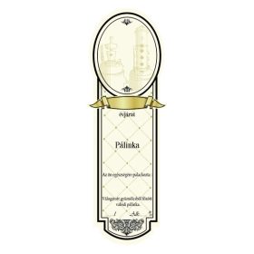   Etichetă cu țuică Platinum mic, cu țuică (10 buc/pachet)