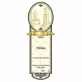   Etichetă cu țuică Platinum mic, cu țuică (10 buc/pachet)