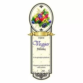 Etichetă brandy Platinum mic, Mixt (10 buc/pachet)