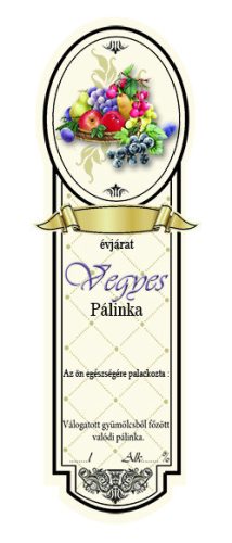 Etichetă brandy Platinum mic, Mixt (10 buc/pachet)