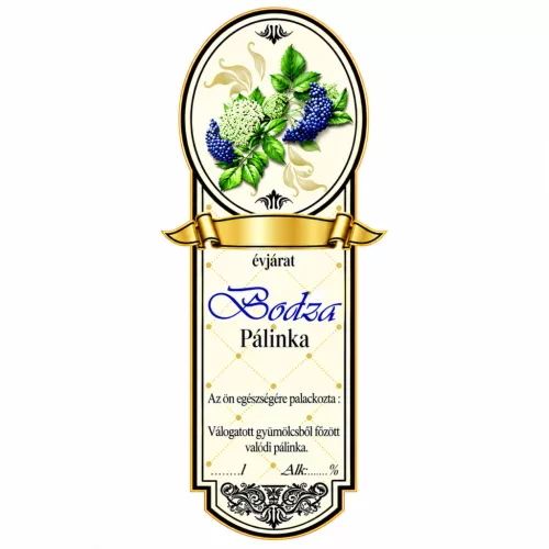 Etichetă de coniac Platinum mic, Soc (10 buc/pachet)