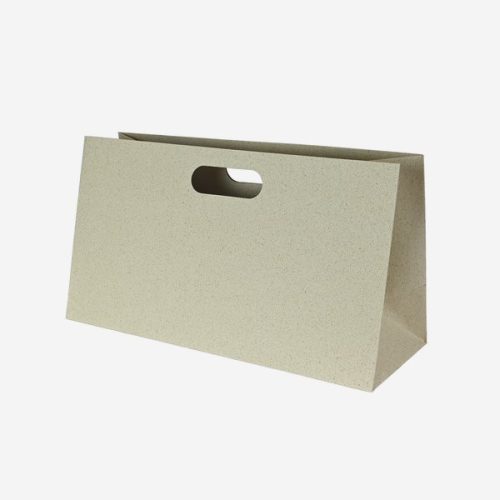 Ajándéktáska fűpapírból natúr LUX039